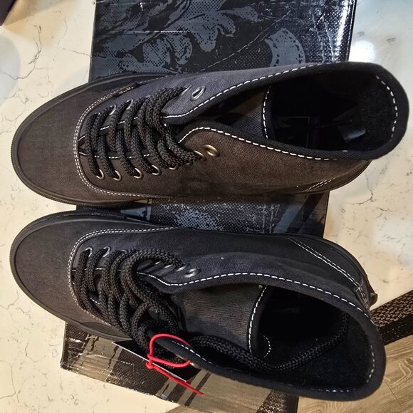 Vans Skate Authentic High VCU Men's Size 10 Ashalt Black VN000D901O7 NEW - Picture 8 of 10